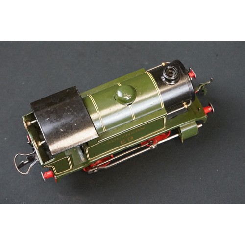 228A - Boxed Hornby O gauge L456 No 1 Southern 29 Tank Locomotive with key, minimal play wear, vg overall, ... 