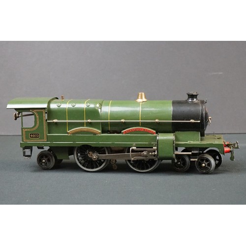 228A - Boxed Hornby O gauge L456 No 1 Southern 29 Tank Locomotive with key, minimal play wear, vg overall, ... 