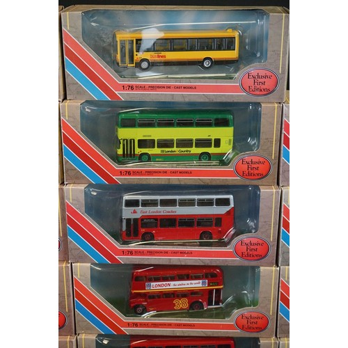 1064 - Over 50 Boxed EFE Exclusive First Editions diecast models (diecast condition ex, boxes vg) (2 trays)