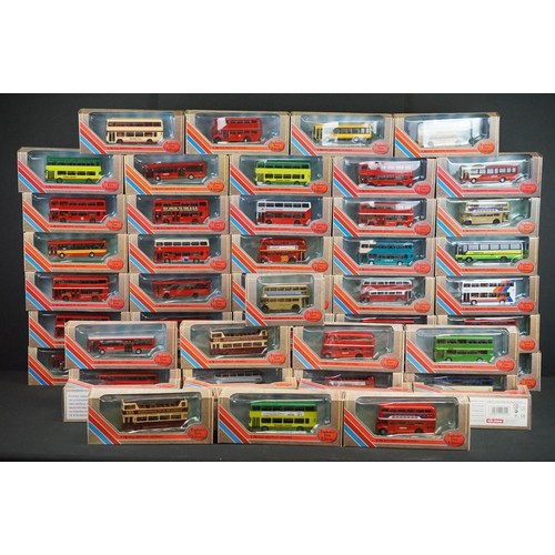 1064 - Over 50 Boxed EFE Exclusive First Editions diecast models (diecast condition ex, boxes vg) (2 trays)