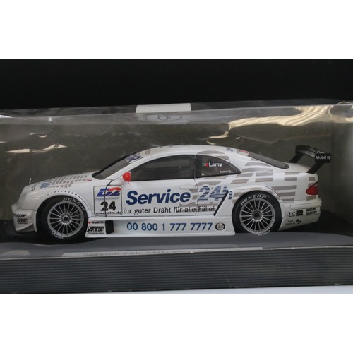 1144 - Two Boxed Mercedes-Benz Edition Motorsport 1/18 scale diecast models to include Service 24h AMG Merc... 