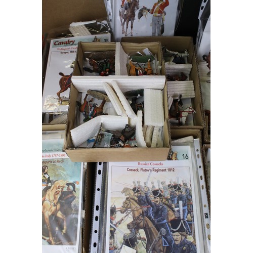 1328 - Around 75 Del Prado Cavalry figures, some with magazines