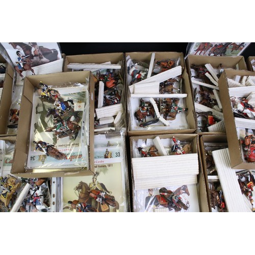 1328 - Around 75 Del Prado Cavalry figures, some with magazines