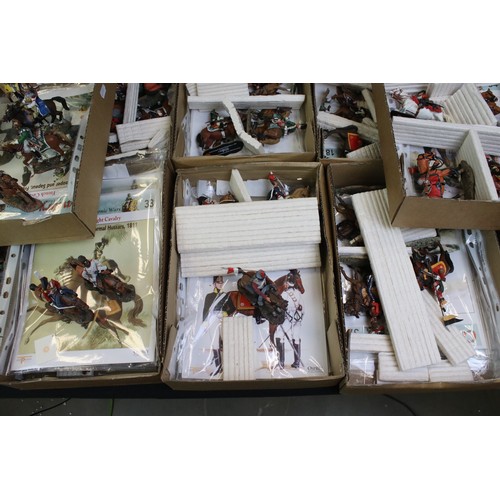 1328 - Around 75 Del Prado Cavalry figures, some with magazines