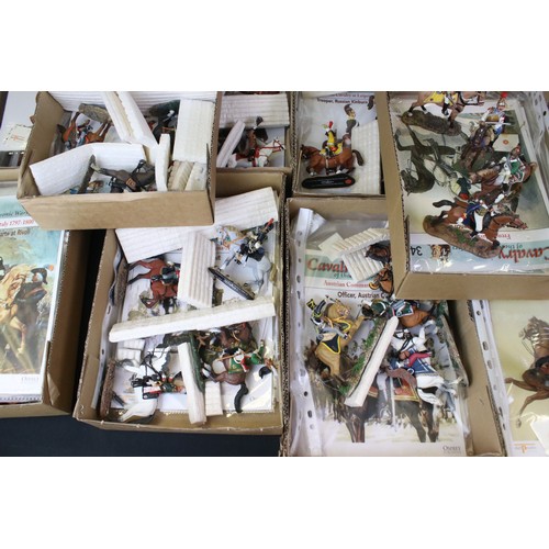 1328 - Around 75 Del Prado Cavalry figures, some with magazines