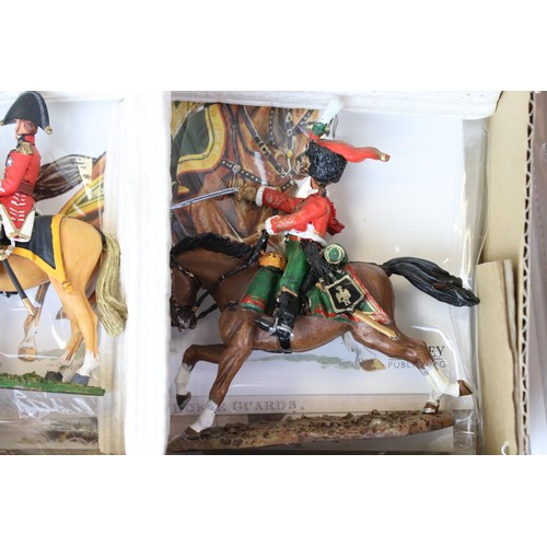 1328 - Around 75 Del Prado Cavalry figures, some with magazines