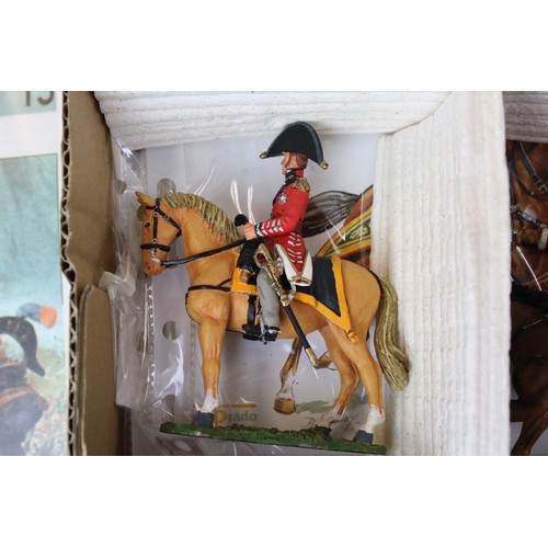 1328 - Around 75 Del Prado Cavalry figures, some with magazines