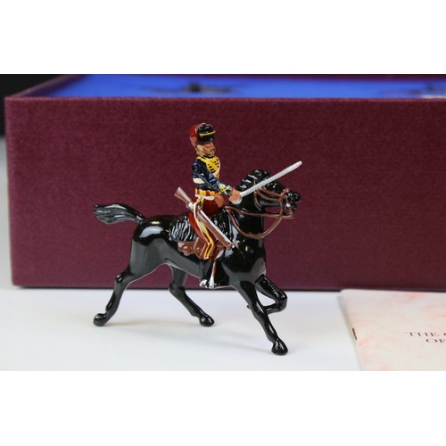 1303 - Boxed ltd edn Britains 5197 The Crimean War The Charge of The Light Brigade 1854 figure set, complet... 