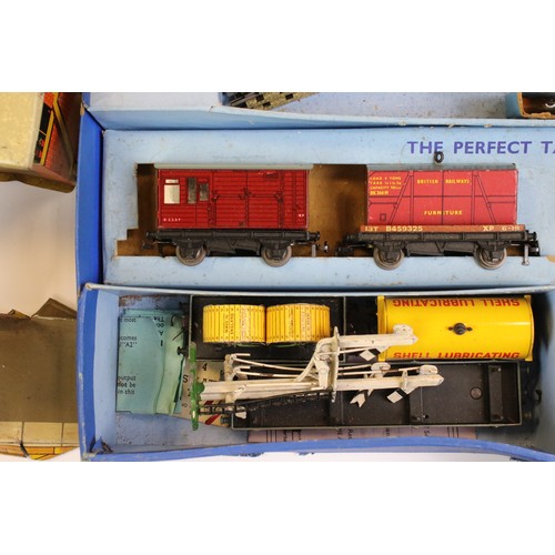 238 - Boxed Hornby Dublo EDP13 2-6-4 Tank Passenger Train BR Set plus additional rolling stock, boxed A2 &... 