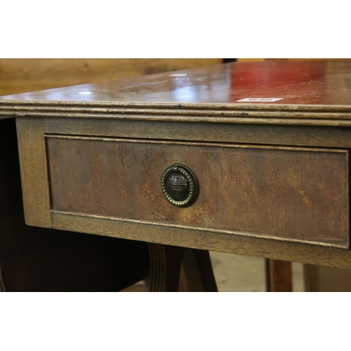 638 - Reproduction Regency Sofa Table, 147cm long x 73cm high