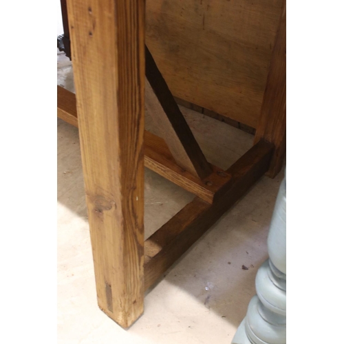 649 - Vintage pine kitchen work table