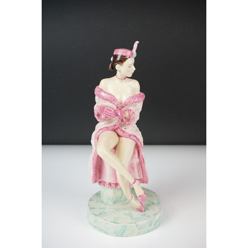 17 - Two Kevin Francis ltd edn Art Deco style porcelain figures to include ' La Femme Fatal ' and ' Evang... 