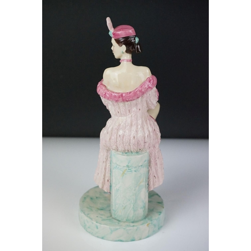 17 - Two Kevin Francis ltd edn Art Deco style porcelain figures to include ' La Femme Fatal ' and ' Evang... 