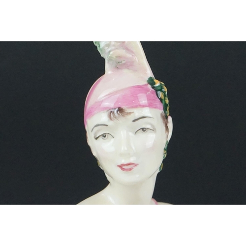 17 - Two Kevin Francis ltd edn Art Deco style porcelain figures to include ' La Femme Fatal ' and ' Evang... 