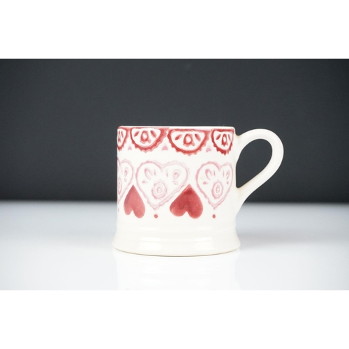 20 - Collection of 10 items of Emma Bridgewater, to include a 'Love' teapot & cover (19cm high), Spongewa... 