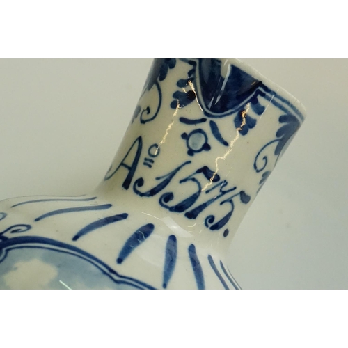 80 - Group of mixed glass and ceramics to include a Royal Delft bottle jug commemorating 325 years of Erv... 