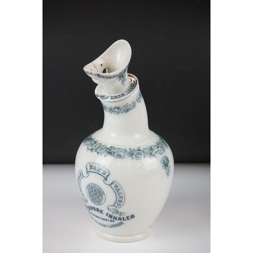 80 - Group of mixed glass and ceramics to include a Royal Delft bottle jug commemorating 325 years of Erv... 