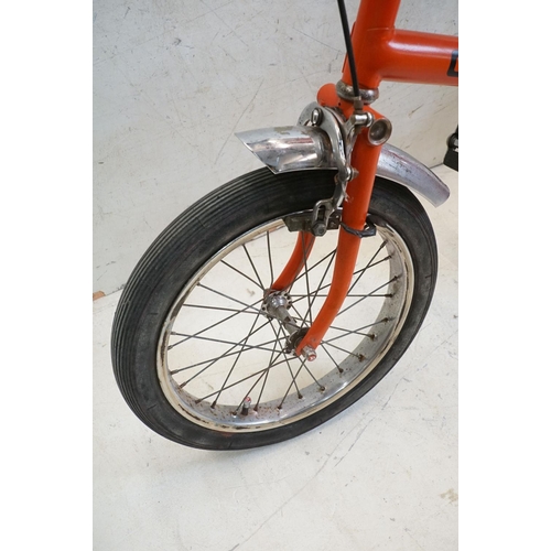 75 - 1970's Raleigh Chopper Bicycle, mk / mark 1, red, three speeds