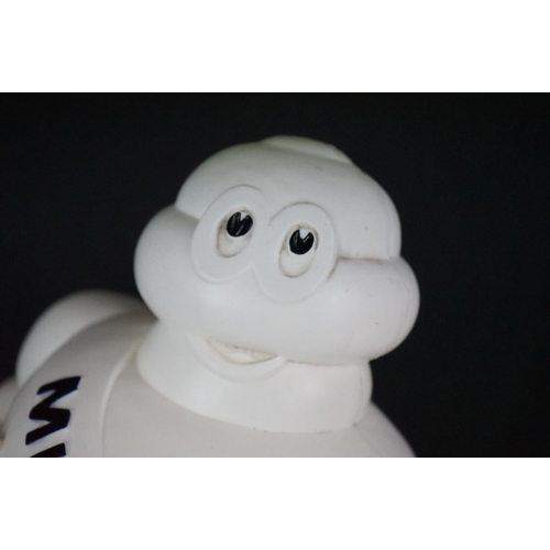 171 - Advertising - Michelin Man plastic figure seated on a metal support, approx 37cm high