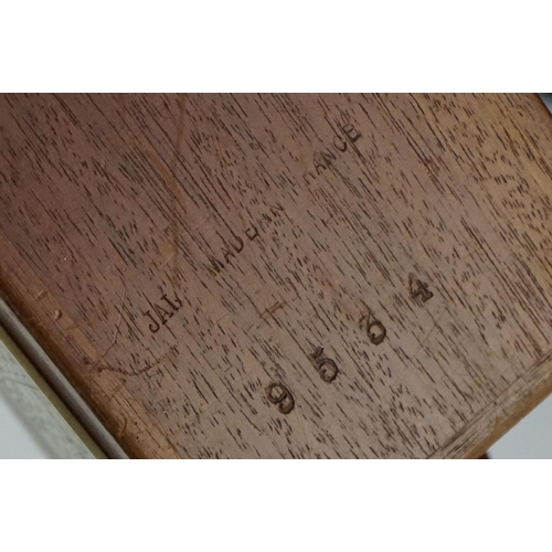 177 - Early 20th Century French wooden card tray stamped for JCST & Cie, Paris France. Licence exclusive -... 