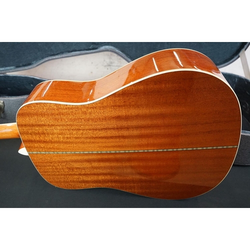 464 - Crafter Six String Acoustic Guitar, serial no. 05102024, contained in a Stagg Hard Case