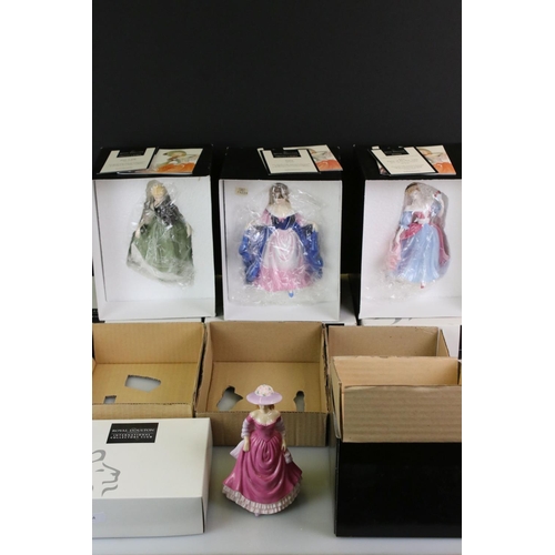 101 - Four Boxed Royal Doulton lady figures to include an International Collectors Club HN 4597 Summer Bre... 