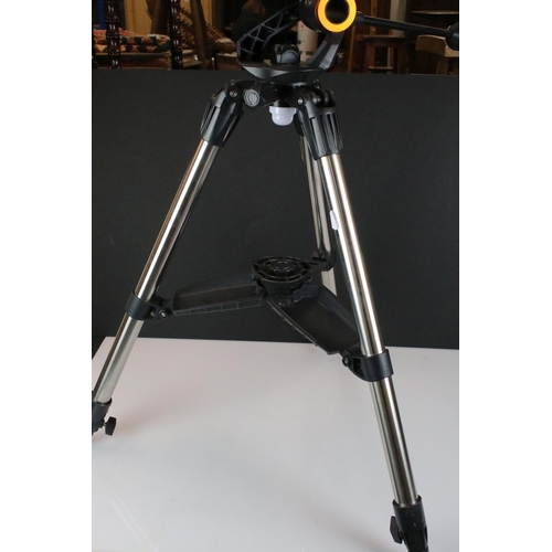 395 - Celestron Inspire 100AZ Telescope on Tripod Stand