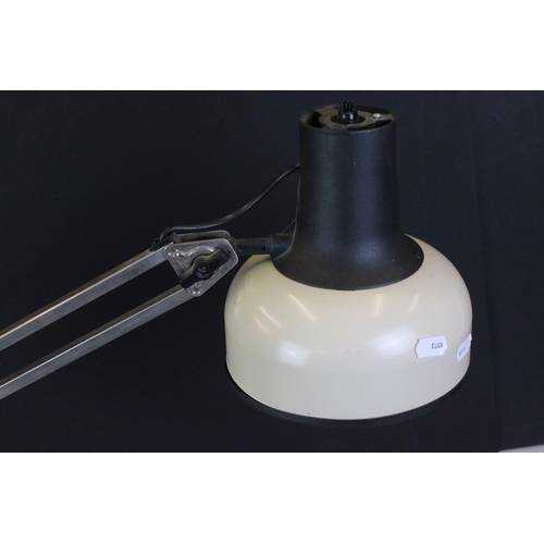 419 - 20th century Retro ' Lival ' Angle-poise Desk Lamp with white and black shade