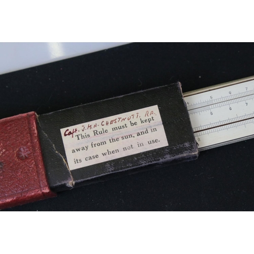 420 - Collection of approx. Twenty One Mid 20th century Cased Slide Rules including Aristo, P.I.C,