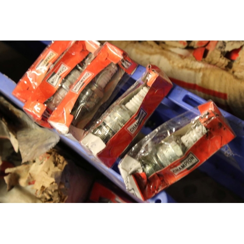 426 - Three Crates containing large quantity of Champion spark plugs, No. N9YC for MG A Series vehicles.