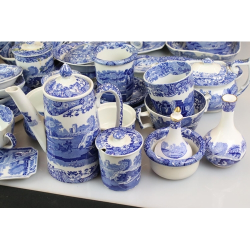 95 - Collection of Copeland Spode's Italian Blue and White Dinner and Tea ware plus some later Spode Ital... 