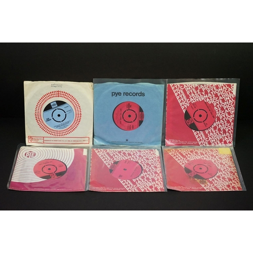 109 - Vinyl - Mod / Beat / Freakbeat - six original rare UK Pressing singles on Pye Records and related la... 