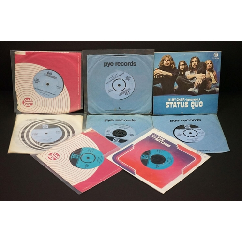 112 - Vinyl - Status Quo - 8 UK singles on the Blue Pye Records Labels spanning their early career. Includ... 