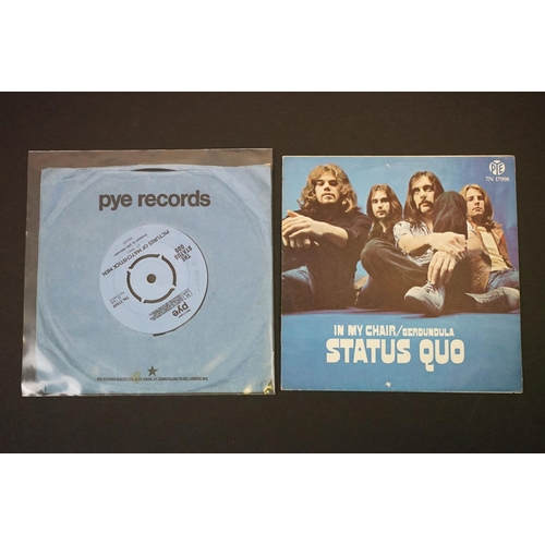 112 - Vinyl - Status Quo - 8 UK singles on the Blue Pye Records Labels spanning their early career. Includ... 