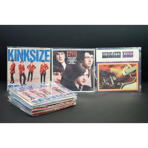 113 - The Kinks - 25 original UK E.P.’s and singles, spanning their career, including: Dedicated Kinks EP ... 