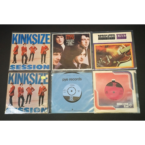 113 - The Kinks - 25 original UK E.P.’s and singles, spanning their career, including: Dedicated Kinks EP ... 