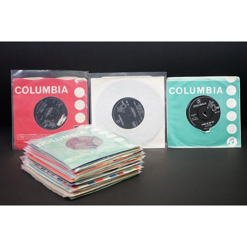 121 - Vinyl - over 30 original UK Beat and Mod 7” singles on Columbia Records, to include: Mickey Most (DB... 