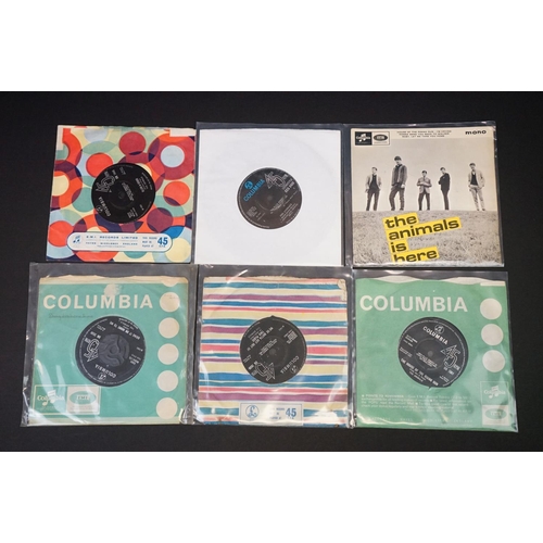 122 - Vinyl - The Yardbirds / The Animals - 15 original UK EP’s and singles, to include: The Animals Is He... 