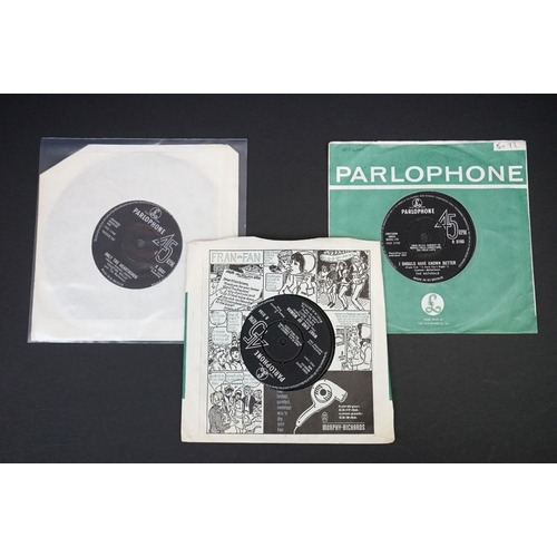 128 - Vinyl - 9 rare UK original Psych / Mod singles on Parlophone Records, to include: Shirley And Johnny... 