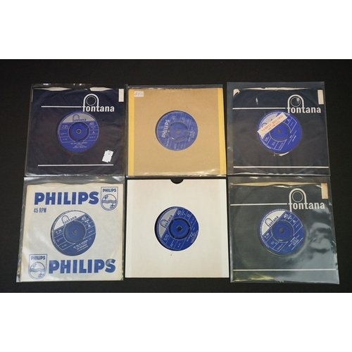 132 - Vinyl - 46 Beat / Mod original UK singles on Fontana Records and Philips Records, to include: Unit 4... 