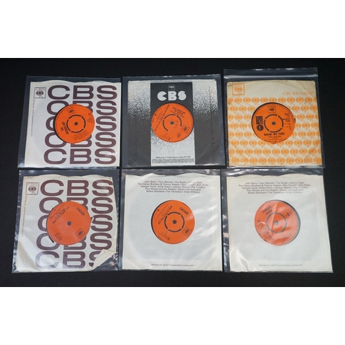 135 - Vinyl - 34 Beat / Mod / Psych original UK pressing singles on CBS Records, to include: Gary Walker (... 