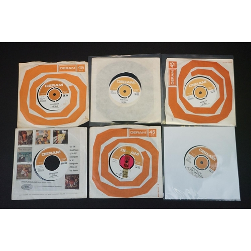 149 - Vinyl - 16 original UK singles on Deram Records, to include: The Move (4 singles), Cat Stevens, John... 