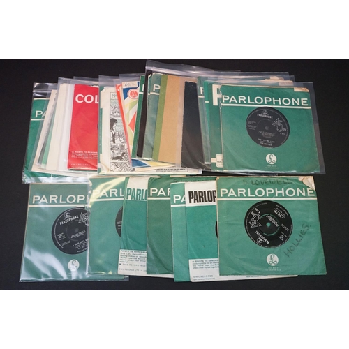 158 - The Beatles - 50 original UK singles on Parlophone and Apple Records by The Beatles. Mainly in compa... 