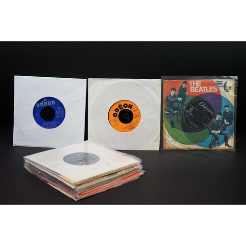 163 - Vinyl - The Beatles and related - 17 foreign pressing singles, to include: Love Me Do (Dutch, 45-O 2... 