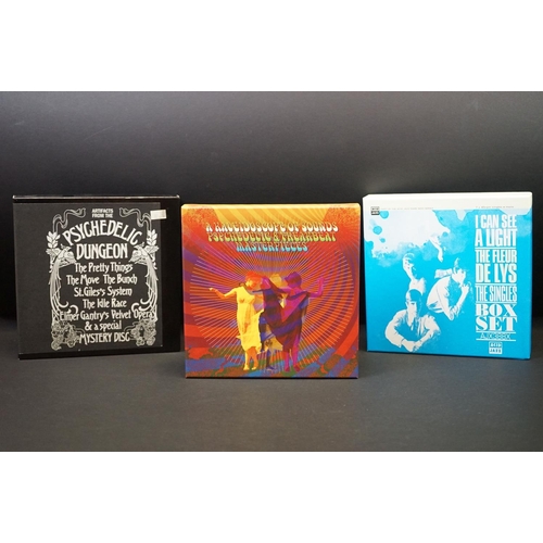 173 - Vinyl - Psych / Mod / Freakbeat - 3 limited editions re-issues box sets of the rarest Mod / Psych / ... 