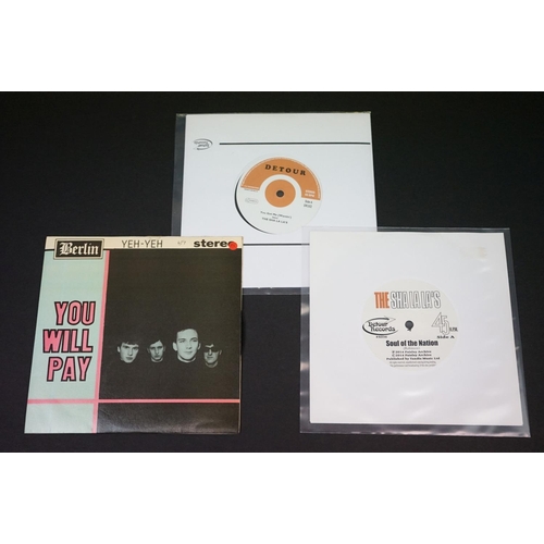 174 - Vinyl - 6 limited edition singles by modern Mod bands, to include: The Sha La La’s (Detour, DR 099) ... 