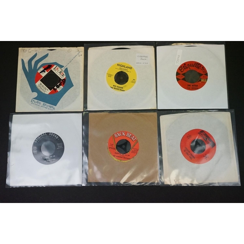 176 - Vinyl - 39 USA pressings Garage / Psych / Rock singles, to include: The Sonics - The Witch (Etiquett... 