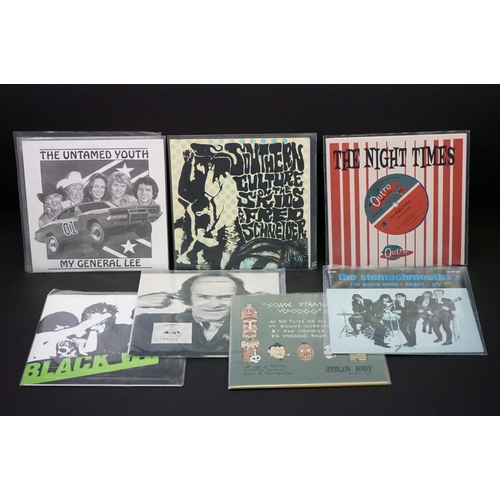 180 - Vinyl - 8 Limited Edition singles by modern Garage Punk bands, to include: The Night Times (Outro Re... 