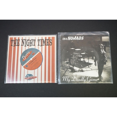 180 - Vinyl - 8 Limited Edition singles by modern Garage Punk bands, to include: The Night Times (Outro Re... 