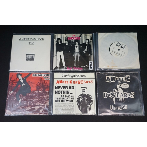 181 - Vinyl - Punk - over 60 UK Punk singles, including many rarities, to include: Angelic Upstarts (3 inc... 